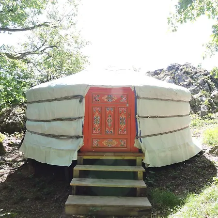 Yourte Mongole Campismo de Luxo